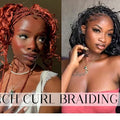 Loose Wave Braiding Hair Extensions 24" Synthetic Spiral Curls Braids Hair Pre Stretched Bouncy Braid French Curls Braiding Hair