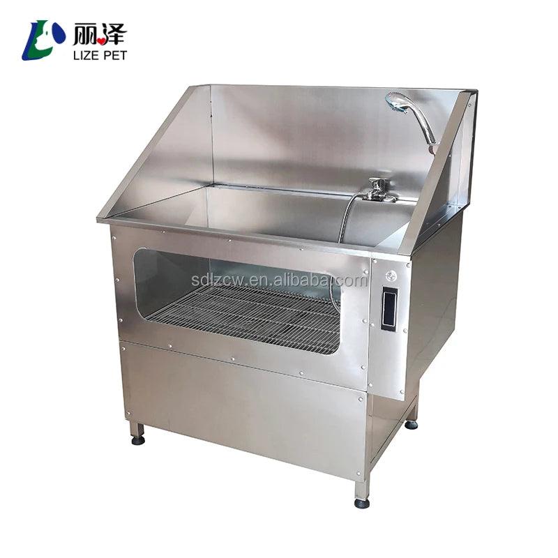 AIROW Stainless Steel Pet Spa Bathtub, Pet Bath Pool Factory Direct Stainless Steel Pet Surf Sink