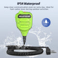 BAOFNEG BF-850 Walkie Talkie Speaker Mic Dual PTT IP54 Waterproof For BAOFENG AR-39 UV-21PRO BF-888S AR-152 UV-5R Ham Radio
