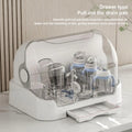 Babies Bottle Drying Rack Dustproof Bottle Storage with Removable Drip Tray Durable Good Sealing Protection Toddler Bottles