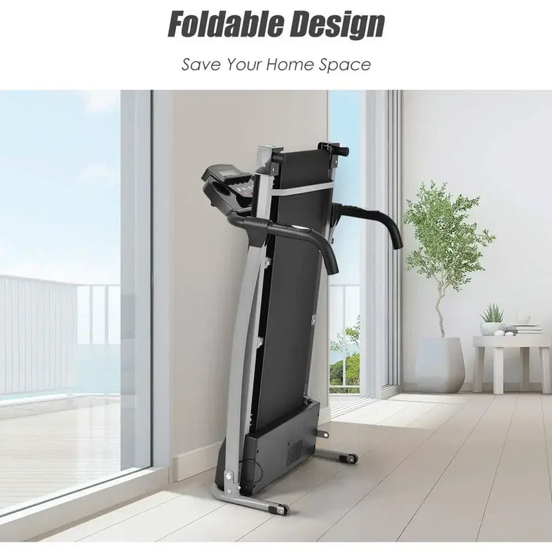 Compact, Portable Treadmill with 12 Programs, LCD - View 5 | SAMAG