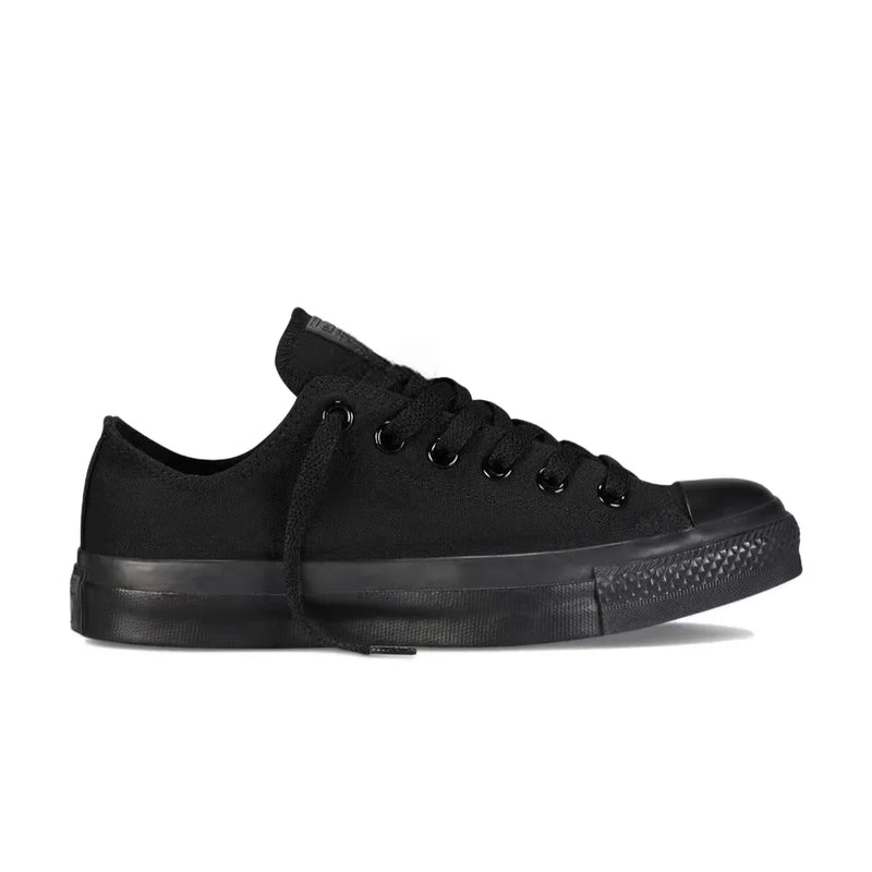 Converse All Star Unisex Low - Top Canvas Sneakers - Black - View 2 | SAMAG