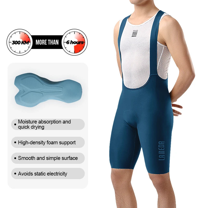 LAMEDA Professional Cycling Bibs Men Breathable Summer Bicycle Shorts Pants Padding MTB Bike Shorts for Men MTB Cycling Clothing