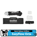 Godox EazyFlow Series Octa 60/90/120/150cm Quick Setup Foldable Softbox Portable Lighting Diffuser for Photography Studio