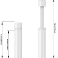 GPUHOLD White Graphics Card GPU Support Bracket Video Card Sag Holder Bracket GPU Holder Anti Sag Stand Aluminum Holder 27-120mm