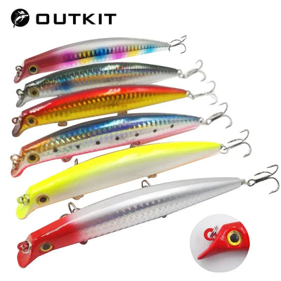 OUTKIT Fishing Lure Laser Minnow 16g 12cm Wobbling | SAMAG