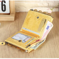 CONTACT'S Fashion Genuine Leather Women Wallet Bifold Card Holder Coin Purse Small Women's Purse Money Clip Men Pocket Wallets