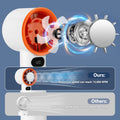 MIJIA Portable Fan Handheld 120 Speed Mini Bladeless Desktop Fan Rechargeable Instant Cooling With Ice Mode For Men Women NEW