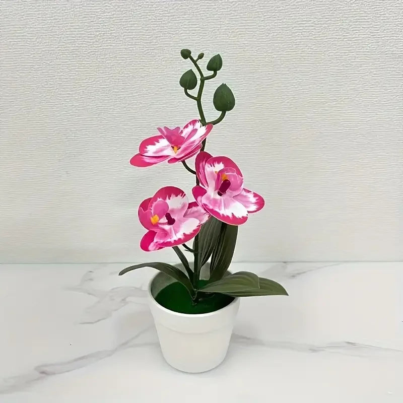 Artificial orchid, home/office decoration - display of living room dining table, entrance flower decoration, not easy to fade