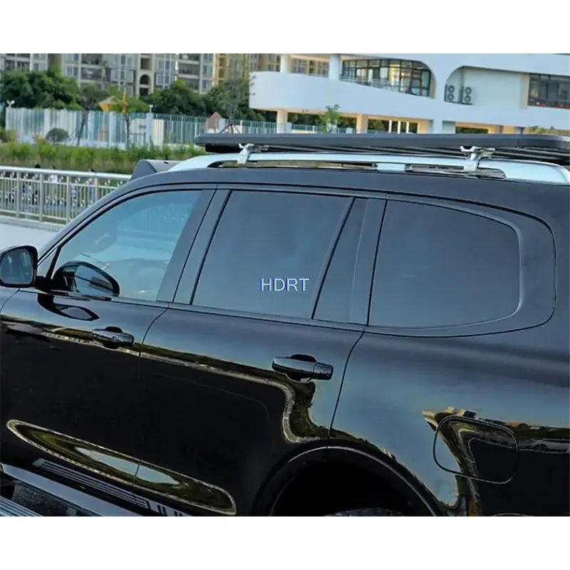 For GWM Great Wall Tank 500 2022 + Car Style Black Window Strip Frame Protector Decoration Accessories Glass Trim Molding Cover