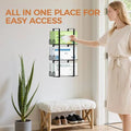Wall - Mounted Storage Rack Space - Saving Three - Tier - Organizer Narrow Slim for Labs, Kitchens - View 5 | SAMAG