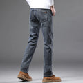 Fashion Light Blue Slim Straight Jeans Men's Spring | SAMAG