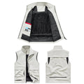 2026 Summer Men Outdoor Waterproof Quick Drying Cargo 6XL Vests Male Thin Mesh Breathable Waistcoats Climbing Sleeveless Jackets
