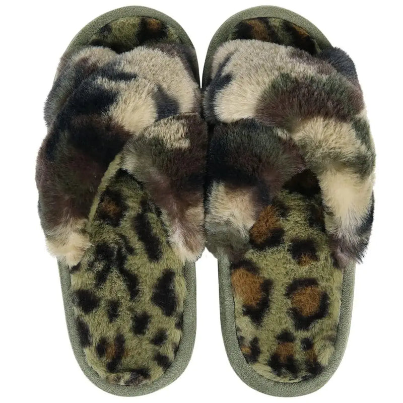 Shevalues Fashion Fluffy Home Slippers For Women Winter Indoor Open Toe Furry Cotton Shoes New Casual Furry Cozy Soft Slippers