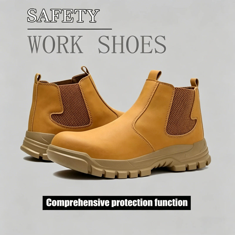All Seasons Black Steel Toe Sneakers for Women Men, Full Sizes Impact Resistant Steel Toe Cap Work Shoes, Lightweight Comfortable Industrial Safety Shoes, Wear Resistant Durable Construction Footwear, Perfect Labor Day & Fath