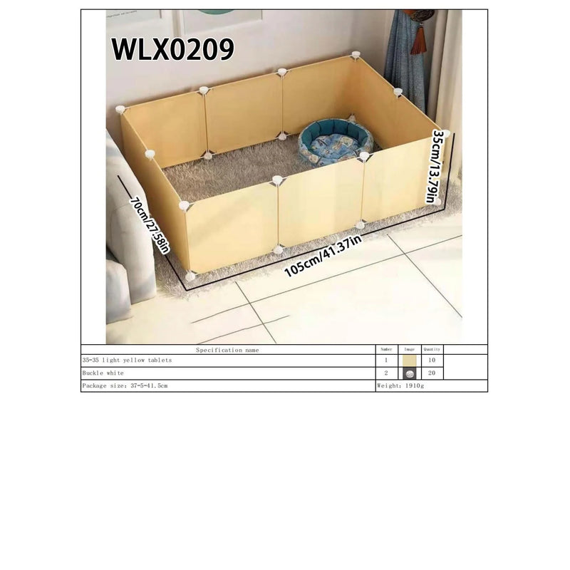Small Pet Enclosure, Dog Maternity Isolation Pen, Indoor Small Pet Protective Fence, Diy-Assembled Dog House