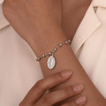 Vnox Rosary Bracelet for Women Girls, Gold Plated Stainless Steel Religious Cross and Virgin Mary Prayer - Visuel 2 | SAMAG