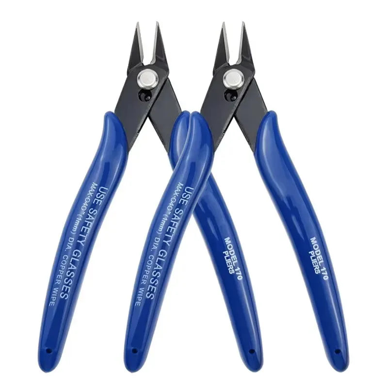 Carbon Steel Diagonal Pliers – Wire & Cable Cutters for Electronics, Soft Copper, Jewelry Repair