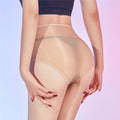 Sexy Unisex Oil Shiny Sheer See Through Boxer High Elastic Safety Short Smooth Bottom Wear Glossy Ultrathin Underwear Slim  Body