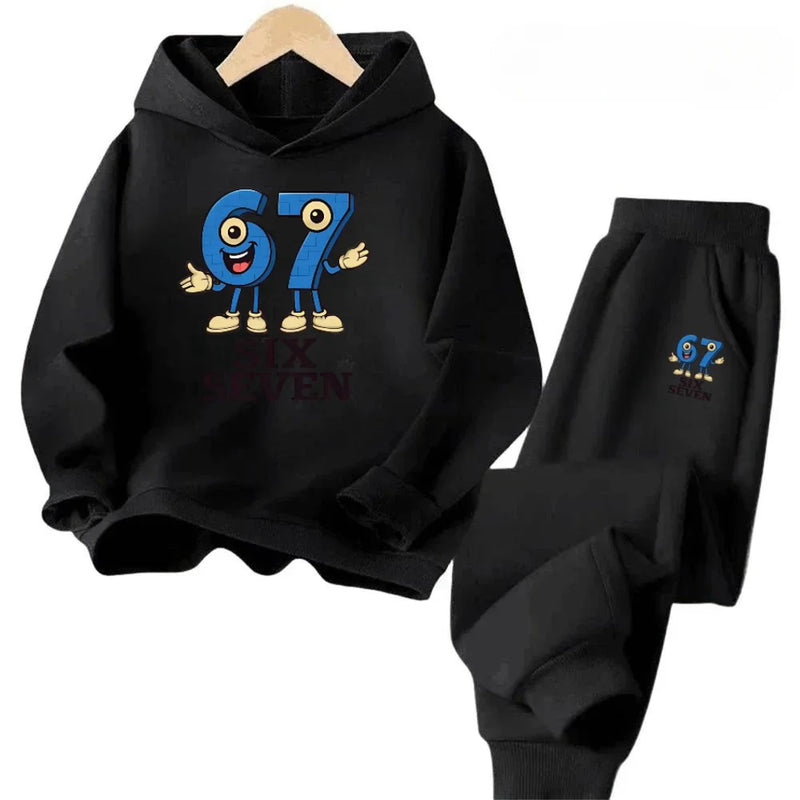 Steal a Brainrot Tracksuit 67 Six Seven Print Kid's - View 2 | SAMAG