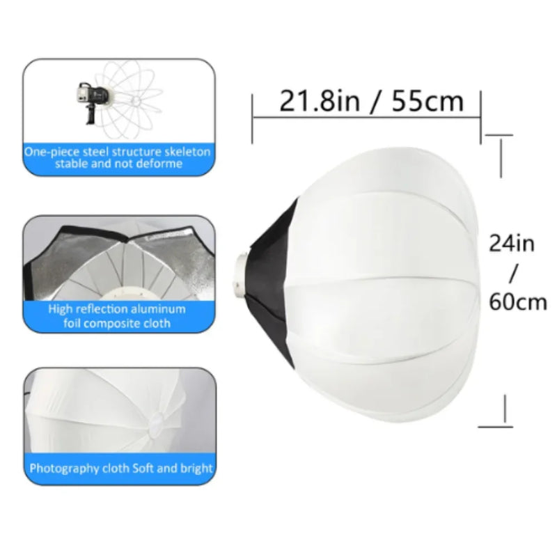 135W Bowens Reflector Video Studio Honeycomb Softbox Photography Light Dimmable LED Light Flash Studio Lighting 3000-6000K