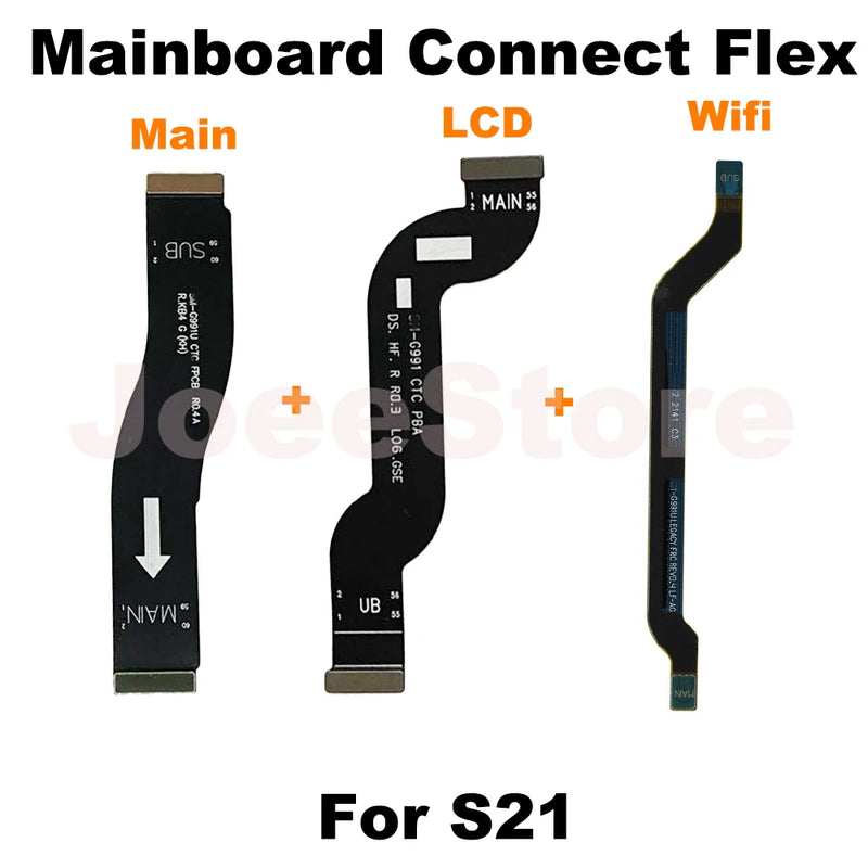 Motherboard Connect Flex For Samsung Galaxy S20 S21 S22 S23 S24 Plus Ultra LCD Display Wifi Signal Connect Mainboard Flex Cable