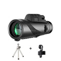 80X100 High-definition High Magnification Monocular Telescope 50000M Telescope Remote Zoom Tripod Phone Holder Outdoor Hunting