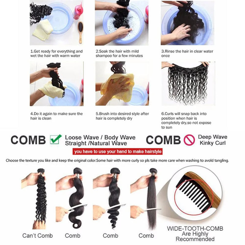 Brazilian Bundles Raw Human Hair Bone Straight Hair Extensions Bulk For Braiding 14-32 Inch Bundles Double Weft Hair Weave