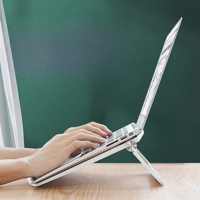 Laptop Height-adjustable Stand - Universal Cooling Tray | SAMAG