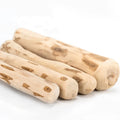 1pc Natural Coffee Wooden Dog Chew Toys for Puppy Pet Dogs Teething Stress Relief Molar Teeth Cleaning Safe Chew Sticks Supplies