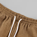 Summer Men's Cotton Linen Texture Stand Collar Short | SAMAG