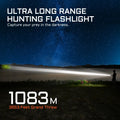 ACEBEAM L19 2.0 Hunting Flashlight Max 2200 Lumens 1520 Meters Long-Rang Rechargeable Flashlight for Hunting Powerful LED Torch