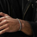 New Trendy Cuban Chain Men Bracelet Classic Stainless Steel 3 5 7mm Width Chain Bracelet For Men Women Jewelry Party Gift