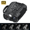 4K Night Vision Binoculars 10x Digital Zoom 7-level Infrared Night Vision Tactical Flashlight Hunting Observation Equipment