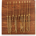 5Pcs Minimalist Chain Bracelets Women Stainless Steel Twist/Paperclip/Cuban Adjustable Stack Jewelry - Visuel 3 | SAMAG