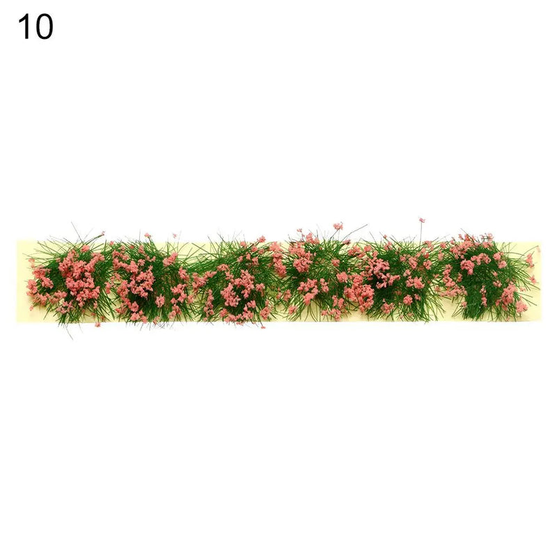 DIY Miniature Garden Decor Durable Static Scenery Model Landscape Wargame Grass Tufts Building Layout Sand Table Flower Cluster