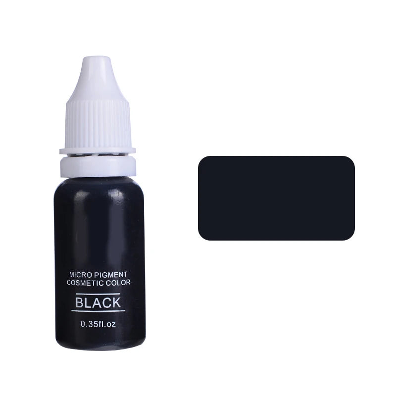 15ml Permanent Makeup Ink Color Natural Eyebrow Lips Dye Tattoo Ink Microblading Pigments For Body Beauty Tattoo Art Supplies