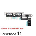 AiinAnt Power / Volume Buttons Mute Wireless Charging FlashLight Power Flex Cable For iPhone 11 Pro Max Repair Phone Parts