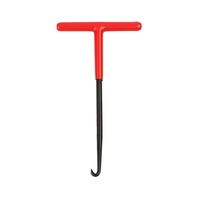 SEAMETAL 1pc Exhaust Spring Puller Tool Motorcycle Exhaust Spring Hooks T Handle Spring Hooks Wrench Spring Puller Removal Tools
