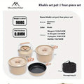 Mountainhiker new set pot kettle outdoor pots and pans stove camping equipment cooker cooker cooker cooker cooker cooker