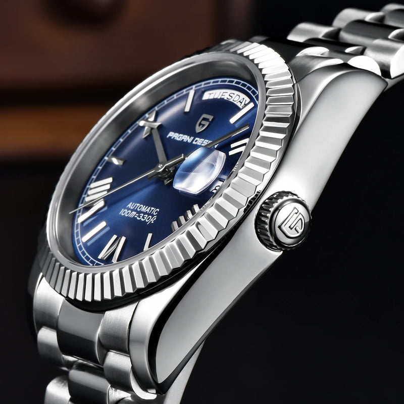 2026 New DD36 Men's Watches PAGANI DESIGN Luxury Automatic Mechanical Watch Men AR Sapphire Glass Business Blue Wristwatch Men ST16 Movt Clock Local Delivery