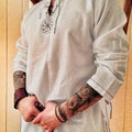 Medieval Pirate Tunic Top Halloween Costume for Men Adult | SAMAG