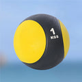 1Pcs 1Kg PU Mini Medicine Ball Nonslip Grip Seamless Design for Home Gym Core Workout Toning Balance Yoga
