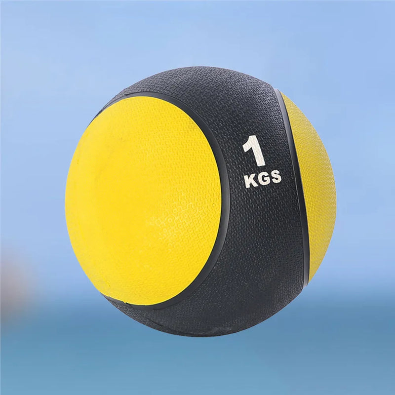 1Pcs 1Kg PU Mini Medicine Ball Nonslip Grip Seamless Design for Home Gym Core Workout Toning Balance Yoga