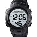 Outdoor Digital Sport Watches Mens Sport Watch 100M Waterproof Led Light Display 10 Year Battery Life Alarm Date Clock