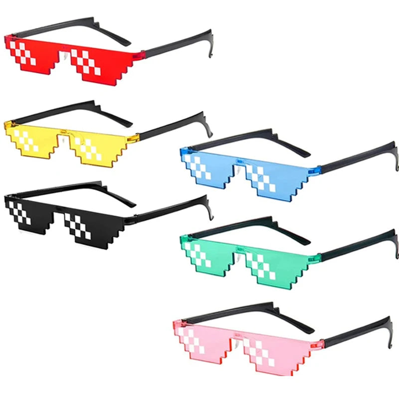 1- Pixel Sunglasses Retro Glasses Adult Boys and Girls | SAMAG