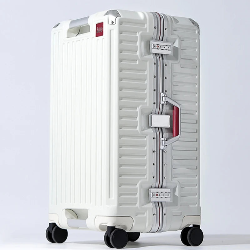20/24/26/28/30inch Large Capacity Suitcase Aluminum Alloy Frame with Spinner Wheels Travel Trolley Case TSA Lock Rolling Luggage