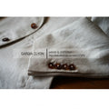 2025 New Casual Men's Suit Jacket Summer Spring Blazer Two Bottom Breathable Cotton Linen Coat 2 Pieces( Jacket+Pants )