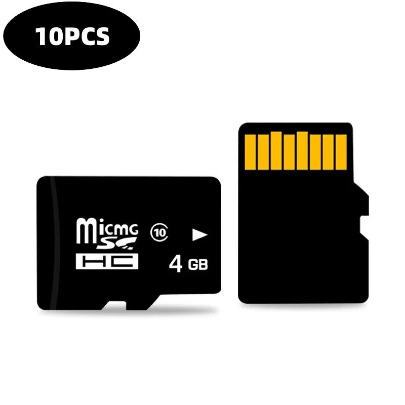 10PCS TF Card Class10 128GB 256GB cartao de memoria 32GB 64GB 16G SD Card 8G 4GB 2GB Flash Memory Card for Digital Devices