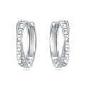 925 Sterling Silver Simple Gold U - shaped Earrings Jewelry Versatile Hoop For Women Fine Birthday Party - Visuel 11 | SAMAG